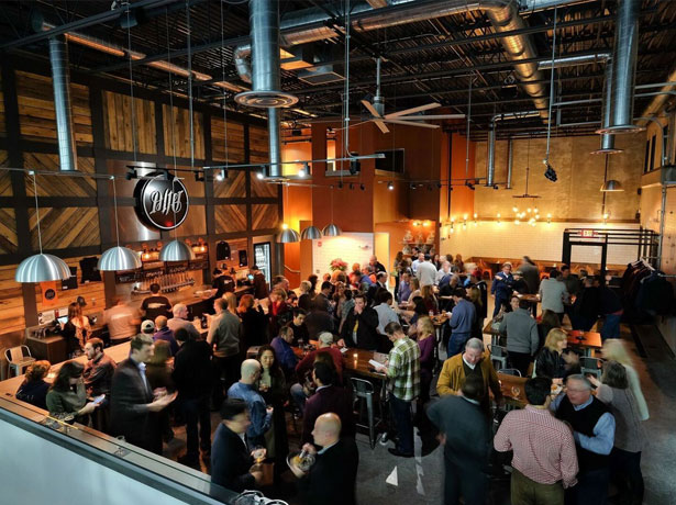 Crowd at Alter Brewing Company