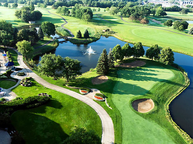 Golf Course at Hilton Oak Brook Hills Resort