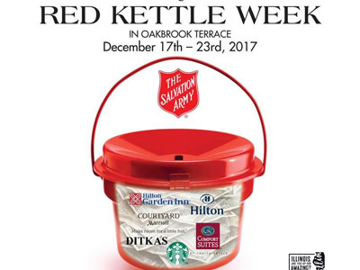 Oakbrook Terrace Businesses Support Virtual Red Kettle Week (12/5/17)